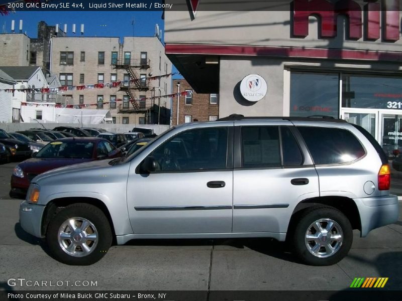Liquid Silver Metallic / Ebony 2008 GMC Envoy SLE 4x4