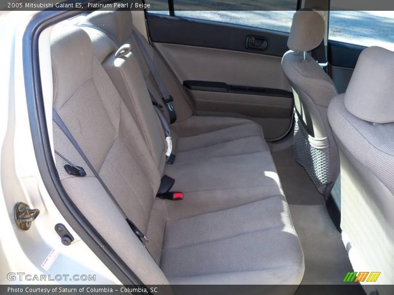 Platinum Pearl / Beige 2005 Mitsubishi Galant ES