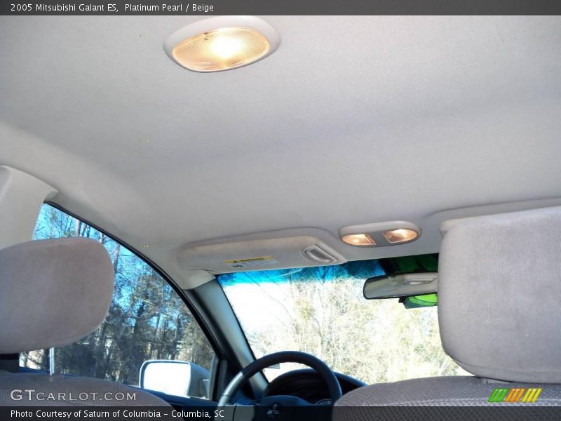 Platinum Pearl / Beige 2005 Mitsubishi Galant ES