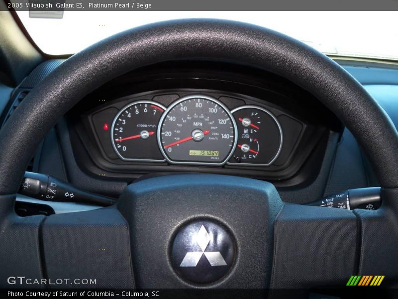 Platinum Pearl / Beige 2005 Mitsubishi Galant ES