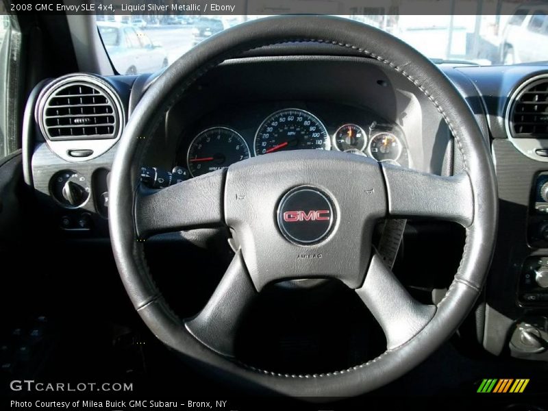 Liquid Silver Metallic / Ebony 2008 GMC Envoy SLE 4x4