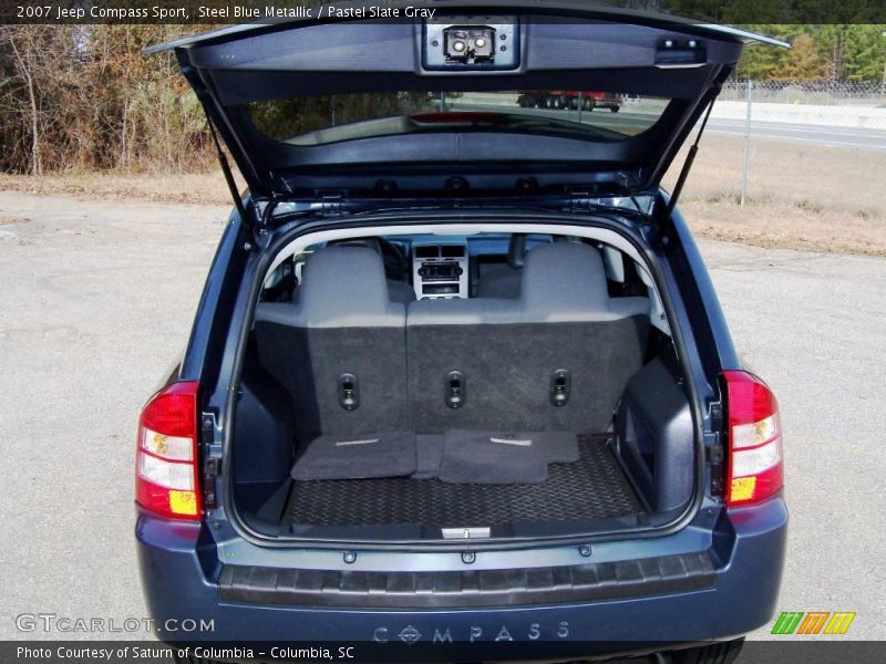 Steel Blue Metallic / Pastel Slate Gray 2007 Jeep Compass Sport