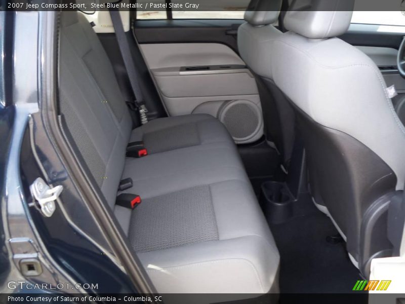 Steel Blue Metallic / Pastel Slate Gray 2007 Jeep Compass Sport