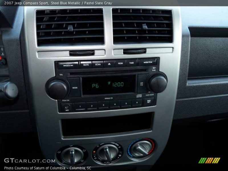 Steel Blue Metallic / Pastel Slate Gray 2007 Jeep Compass Sport