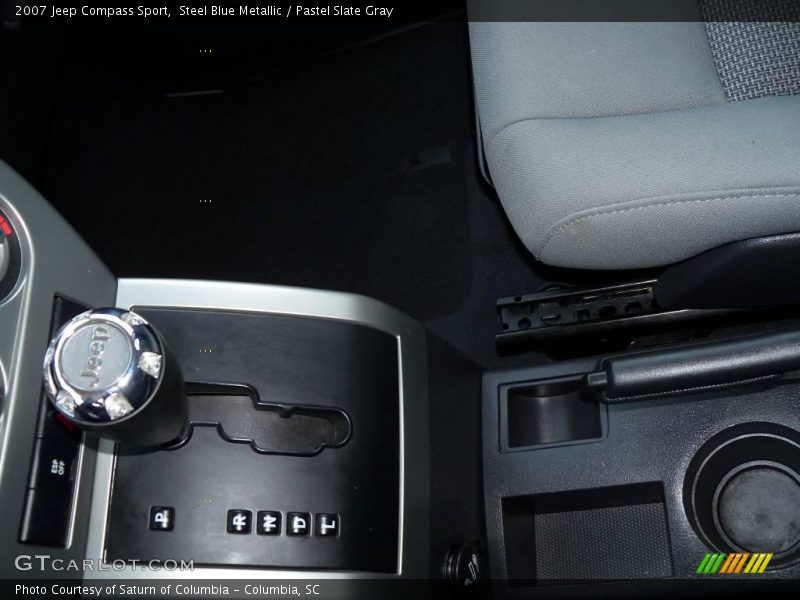 Steel Blue Metallic / Pastel Slate Gray 2007 Jeep Compass Sport