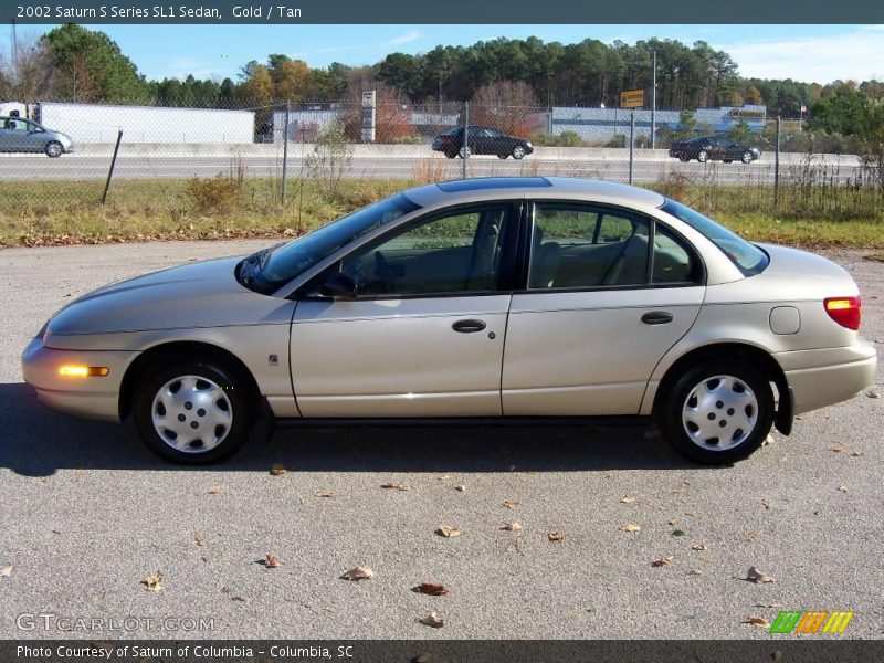 Gold / Tan 2002 Saturn S Series SL1 Sedan