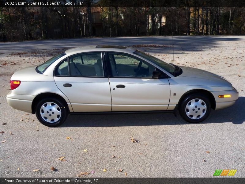 Gold / Tan 2002 Saturn S Series SL1 Sedan