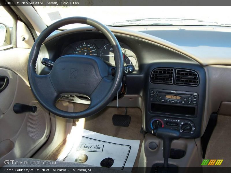 Gold / Tan 2002 Saturn S Series SL1 Sedan