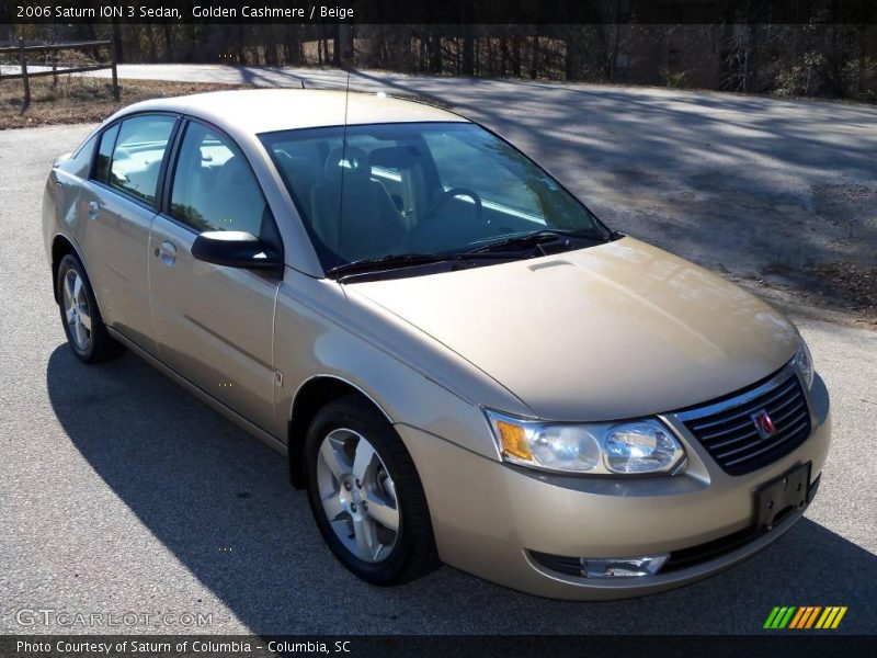 Golden Cashmere / Beige 2006 Saturn ION 3 Sedan