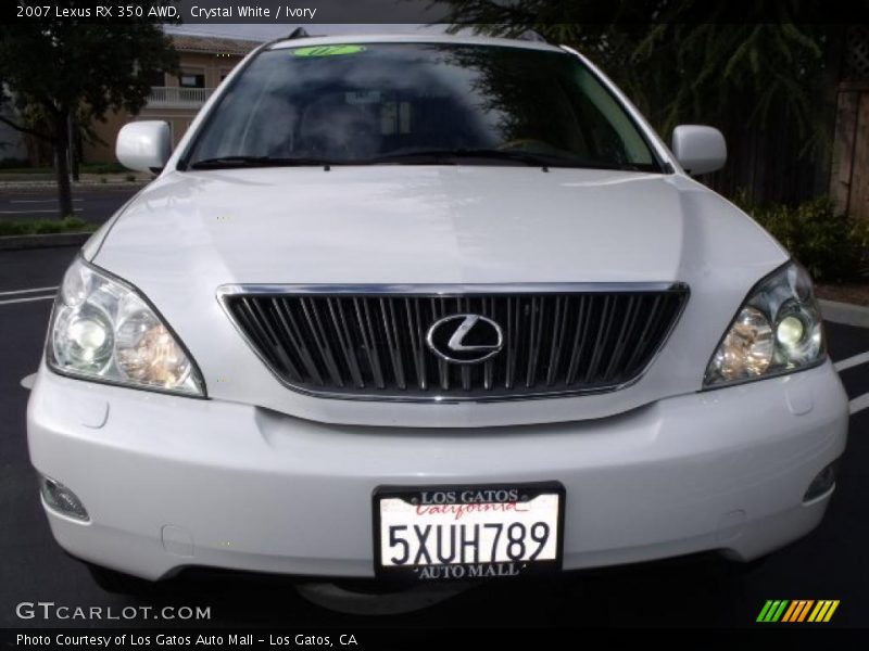 Crystal White / Ivory 2007 Lexus RX 350 AWD