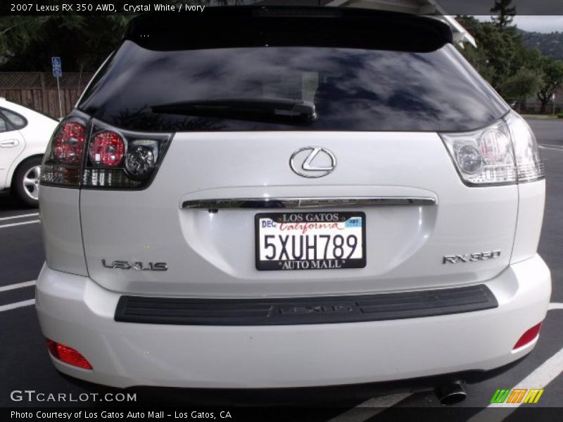 Crystal White / Ivory 2007 Lexus RX 350 AWD