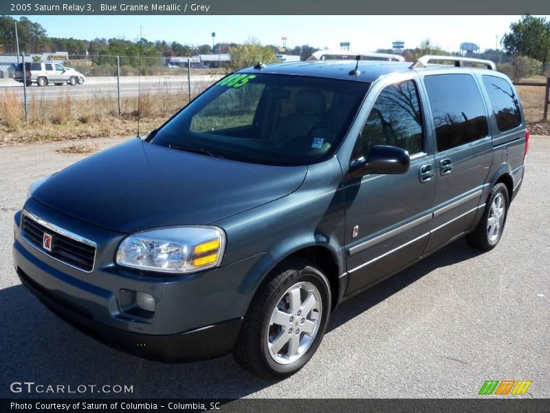 Blue Granite Metallic / Grey 2005 Saturn Relay 3