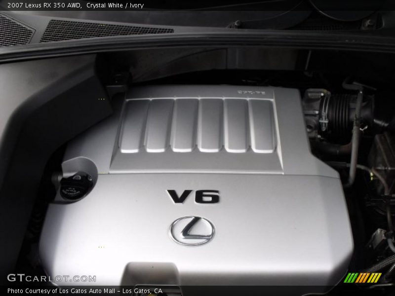 Crystal White / Ivory 2007 Lexus RX 350 AWD