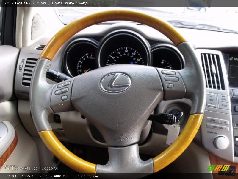 Crystal White / Ivory 2007 Lexus RX 350 AWD