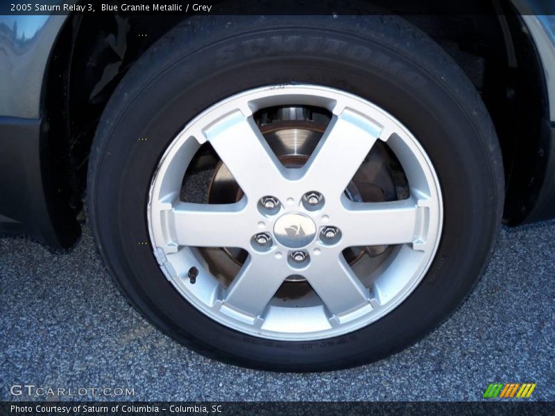 Blue Granite Metallic / Grey 2005 Saturn Relay 3