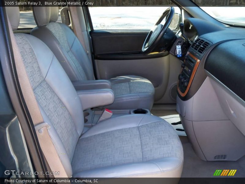 Blue Granite Metallic / Grey 2005 Saturn Relay 3