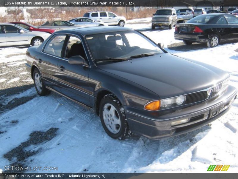 Providence Gray Pearl Metallic / Black 1994 Mitsubishi Diamante LS Sedan