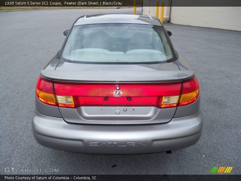 Pewter (Dark Silver) / Black/Gray 1998 Saturn S Series SC2 Coupe