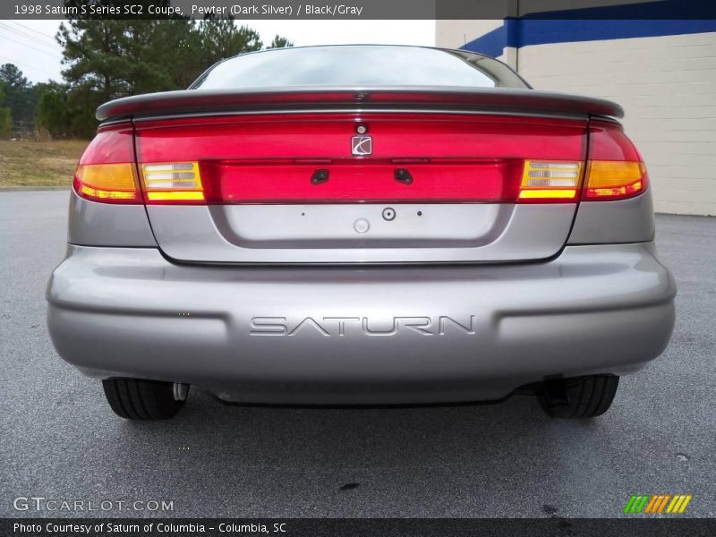 Pewter (Dark Silver) / Black/Gray 1998 Saturn S Series SC2 Coupe