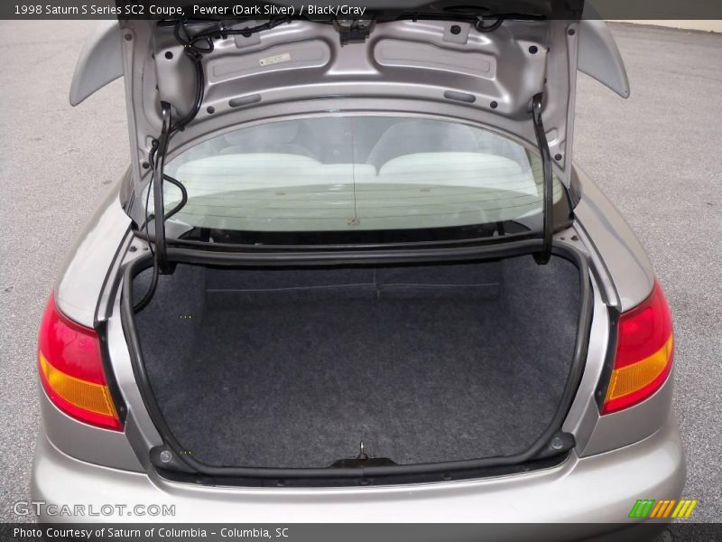 Pewter (Dark Silver) / Black/Gray 1998 Saturn S Series SC2 Coupe