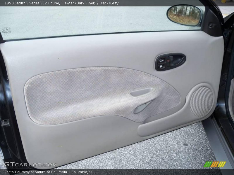 Pewter (Dark Silver) / Black/Gray 1998 Saturn S Series SC2 Coupe