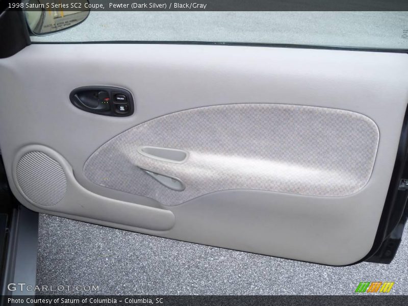 Pewter (Dark Silver) / Black/Gray 1998 Saturn S Series SC2 Coupe
