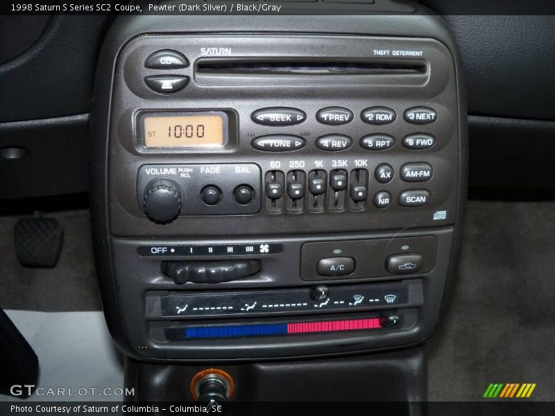 Pewter (Dark Silver) / Black/Gray 1998 Saturn S Series SC2 Coupe