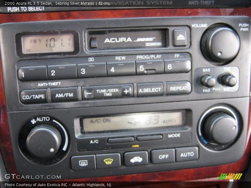 Sebring Silver Metallic / Ebony 2000 Acura RL 3.5 Sedan