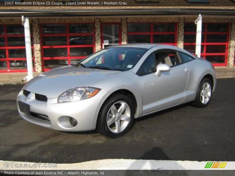 Liquid Silver Metallic / Medium Gray 2007 Mitsubishi Eclipse GS Coupe