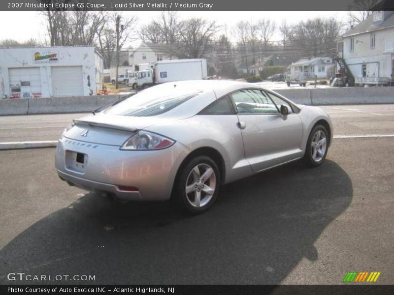 Liquid Silver Metallic / Medium Gray 2007 Mitsubishi Eclipse GS Coupe