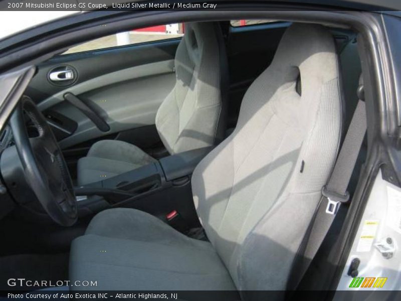Liquid Silver Metallic / Medium Gray 2007 Mitsubishi Eclipse GS Coupe