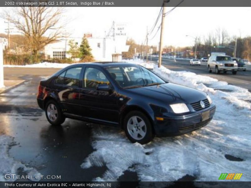 Indigo Blue / Black 2002 Volkswagen Jetta GLS 1.8T Sedan