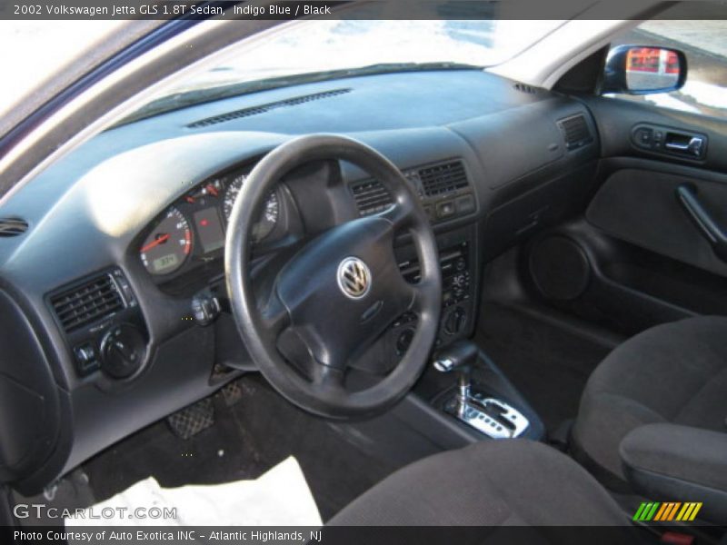 Indigo Blue / Black 2002 Volkswagen Jetta GLS 1.8T Sedan