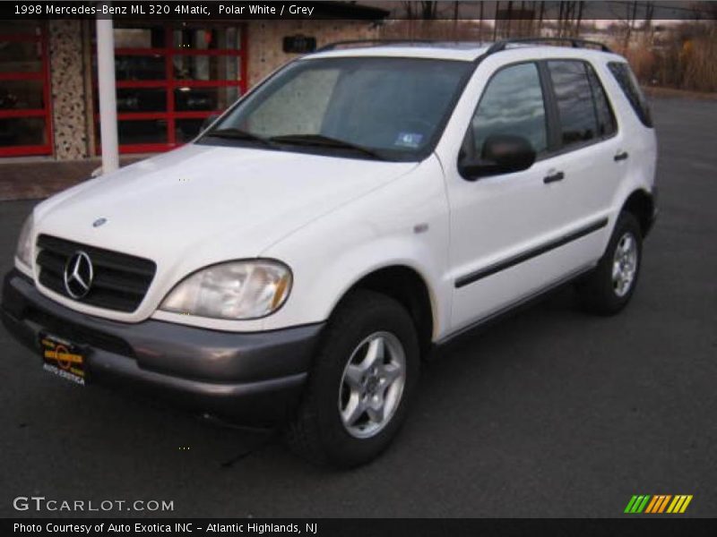 Polar White / Grey 1998 Mercedes-Benz ML 320 4Matic