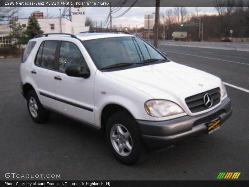 Polar White / Grey 1998 Mercedes-Benz ML 320 4Matic
