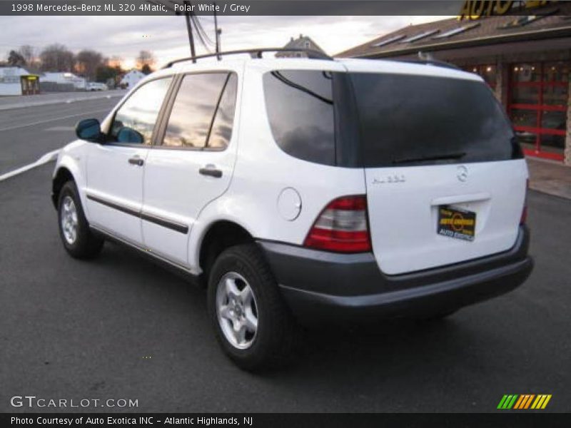 Polar White / Grey 1998 Mercedes-Benz ML 320 4Matic