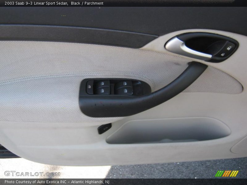 Black / Parchment 2003 Saab 9-3 Linear Sport Sedan