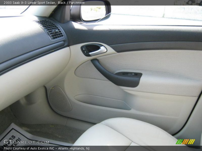 Black / Parchment 2003 Saab 9-3 Linear Sport Sedan