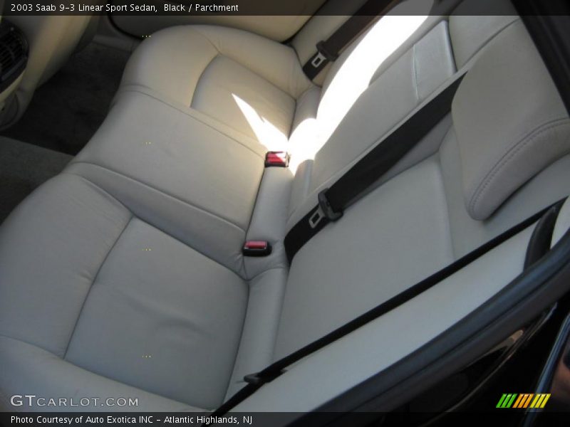 Black / Parchment 2003 Saab 9-3 Linear Sport Sedan