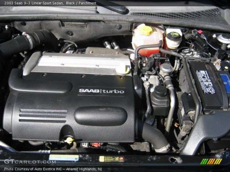 Black / Parchment 2003 Saab 9-3 Linear Sport Sedan
