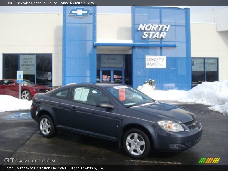 Slate Metallic / Gray 2008 Chevrolet Cobalt LS Coupe