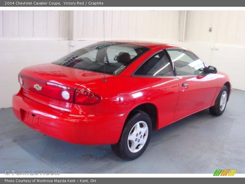 Victory Red / Graphite 2004 Chevrolet Cavalier Coupe