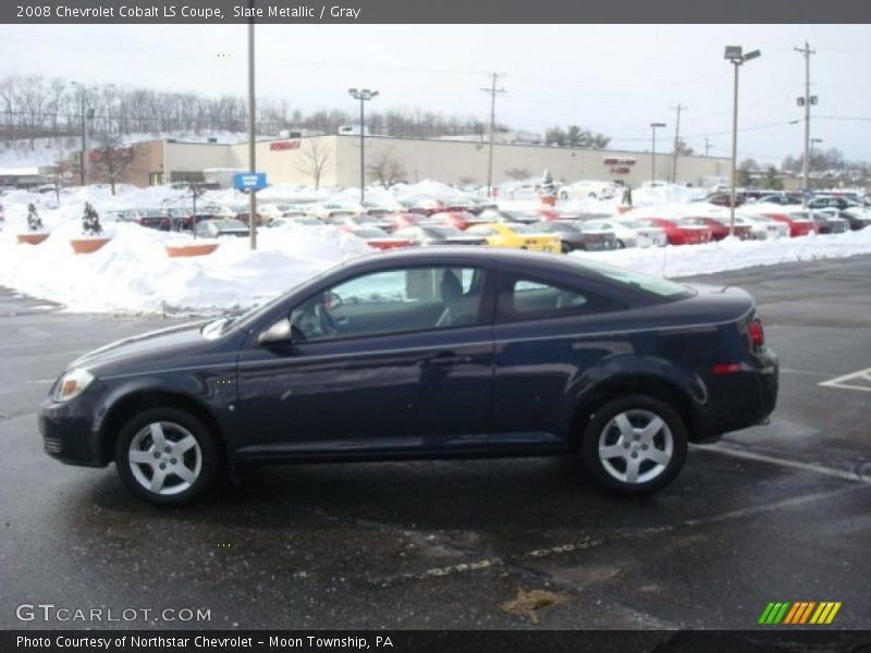 Slate Metallic / Gray 2008 Chevrolet Cobalt LS Coupe