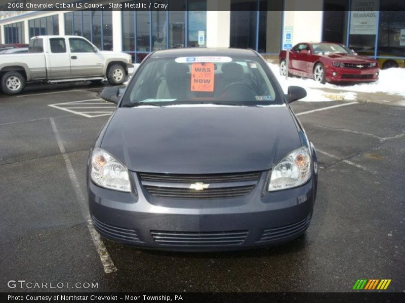 Slate Metallic / Gray 2008 Chevrolet Cobalt LS Coupe