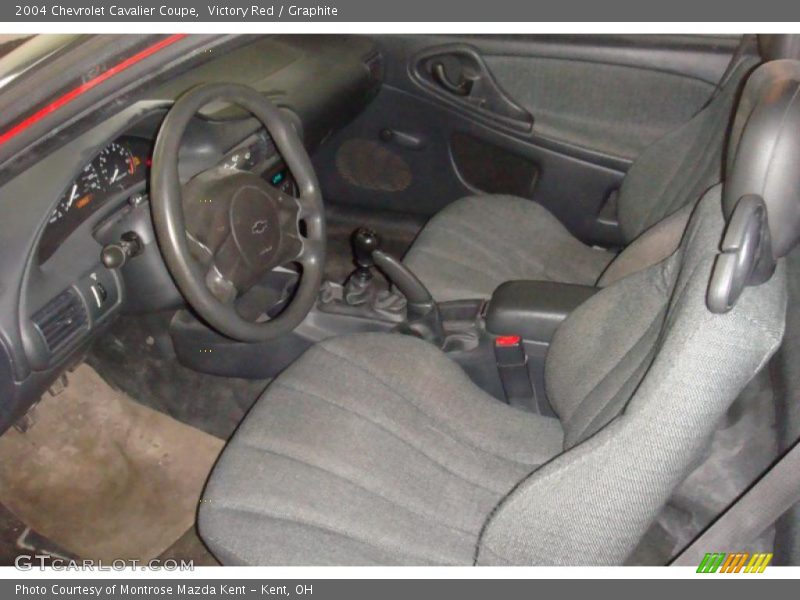Victory Red / Graphite 2004 Chevrolet Cavalier Coupe