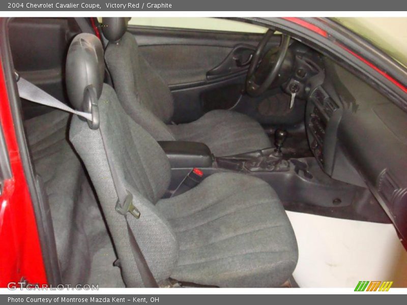 Victory Red / Graphite 2004 Chevrolet Cavalier Coupe