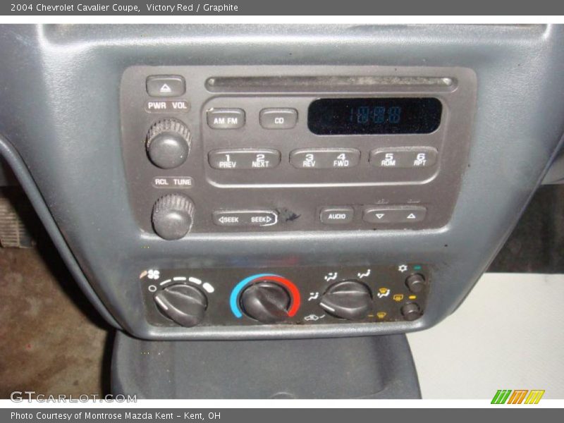 Victory Red / Graphite 2004 Chevrolet Cavalier Coupe