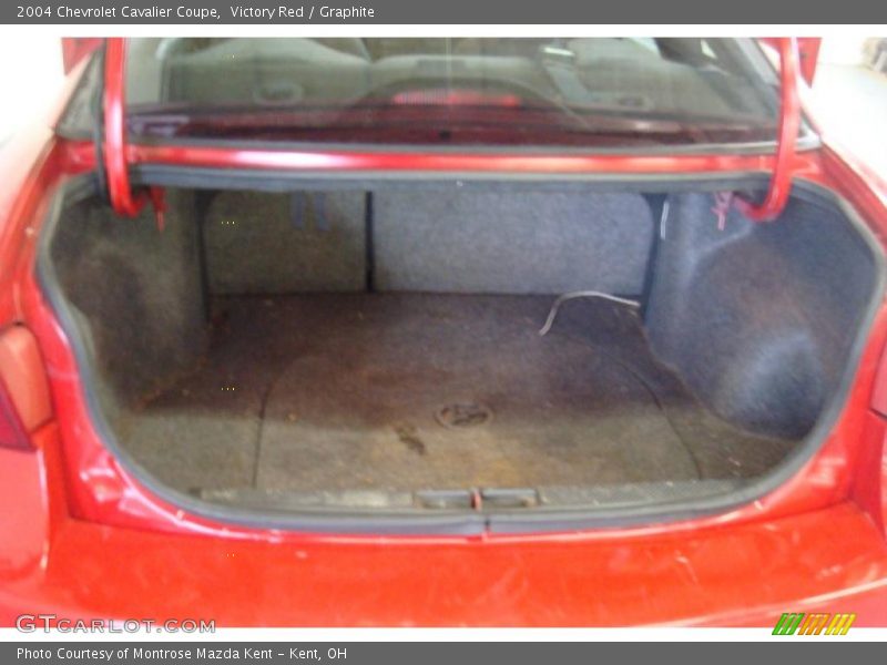 Victory Red / Graphite 2004 Chevrolet Cavalier Coupe