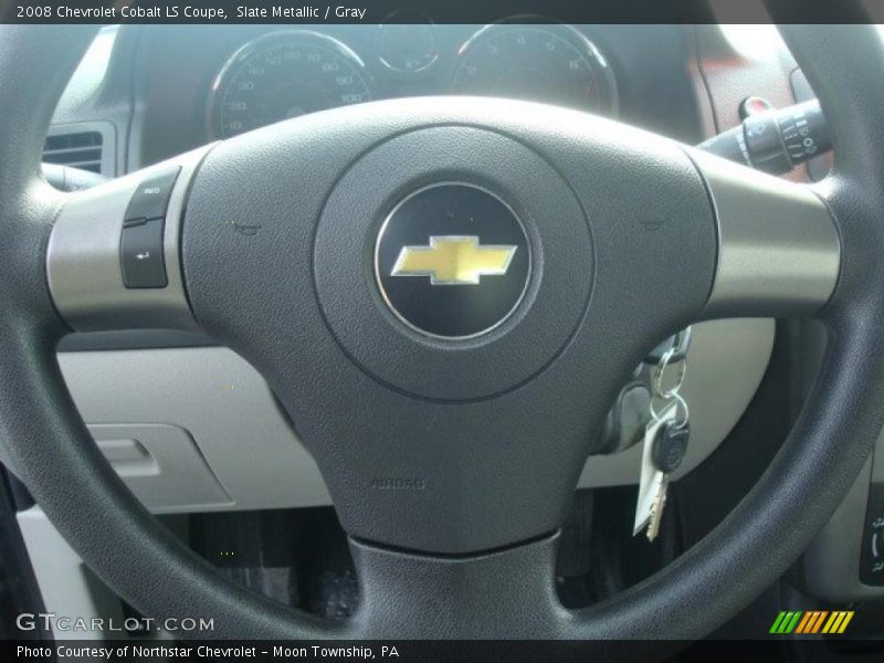 Slate Metallic / Gray 2008 Chevrolet Cobalt LS Coupe