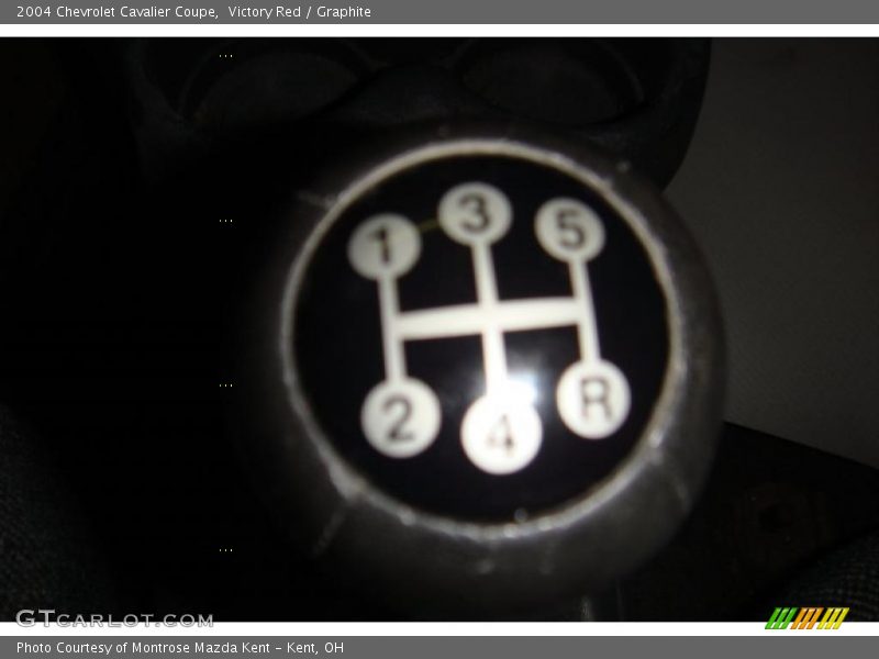 Victory Red / Graphite 2004 Chevrolet Cavalier Coupe